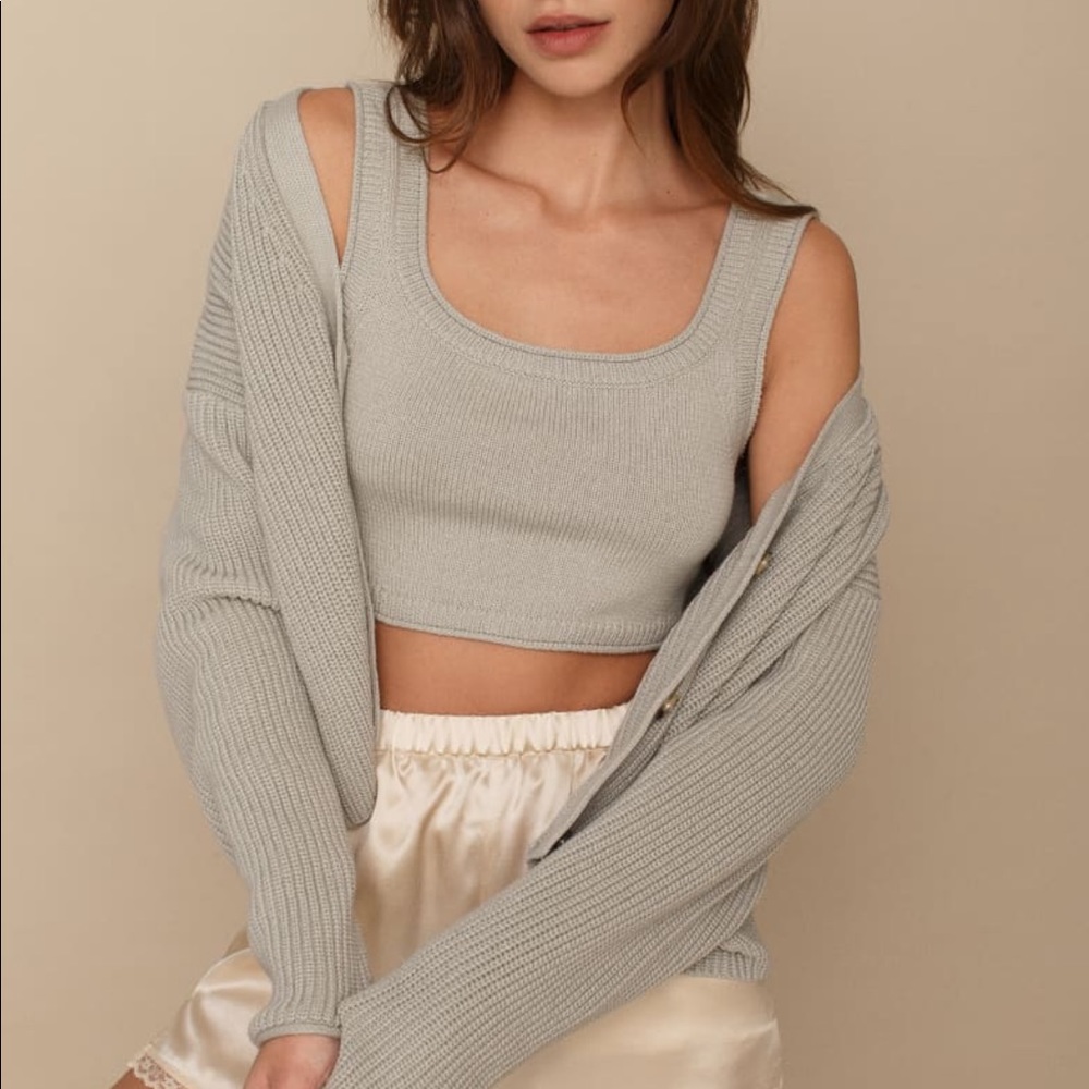 Reformation Elke Cotton Tank Only